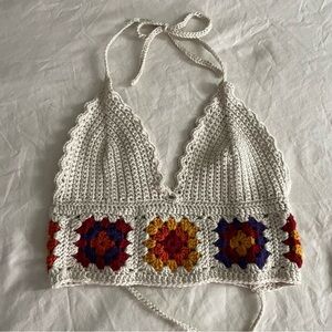 Handmade Crochet Halter Top